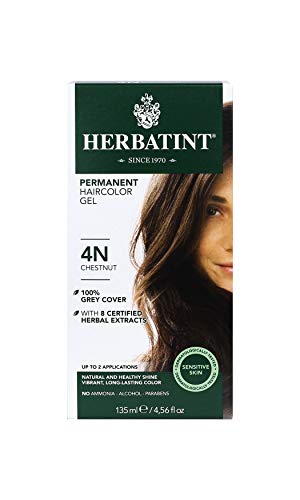 Herbatint Permanent Herbal Haircolor Gel, Chestnut, 4.56 Ounce