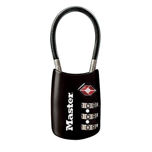 Master Lock 4688D Set Your Own Combination TSA Approved Luggage Lock, 1 Pack, Assorted Colors