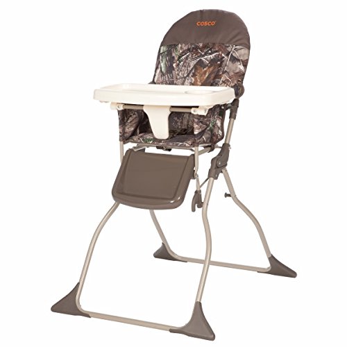 Cosco Simple Fold High Chair, Sets Up in Seconds, Easy to Clean and Pack Away, Realtree