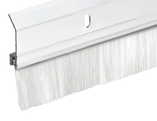 Frost King SB36W 2' x 36' Extra Aluminum/Brush Door Sweep, White