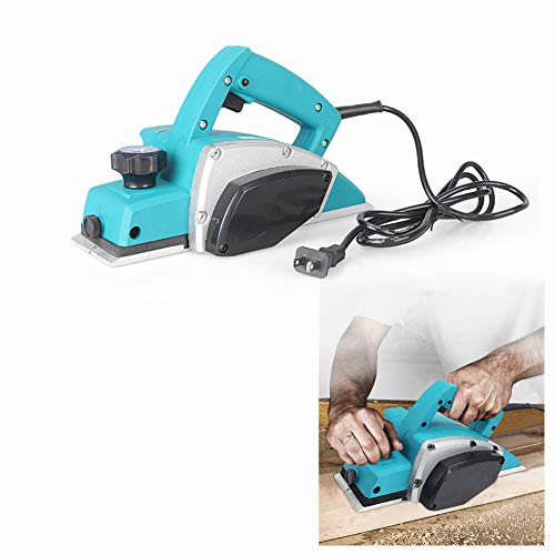 Three T Electric Wood Planer, 1000W Powerful Handheld Planer Woodworking Tool for Home Furniture Garden
