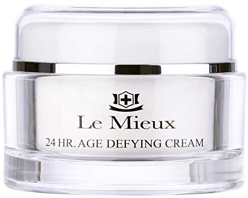 Le Mieux 24 Hr. Age Defying Cream - Hydrating Facial Moisturizer with Hyaluronic Acid & Peptides, Rich Anti-Aging Face Cream, No Parabens or Sulfates (1.75 oz / 52 ml)