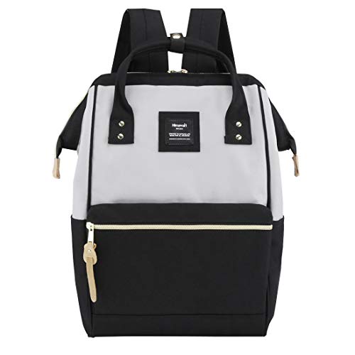 Himawari Laptop Backpack Travel Backpack With USB Charging Port Large Diaper Bag Doctor Bag School Backpack for Women&Men(9001-Gray&Black)