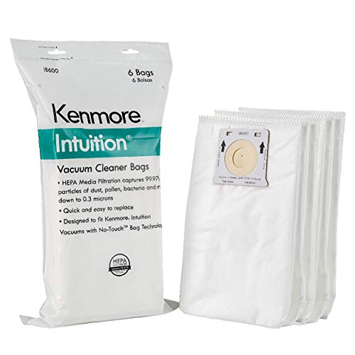 Kenmore Intuition IB600 HEPA Dust Bag Replacement Upright Vacuum Cleaner Bags for BU4022