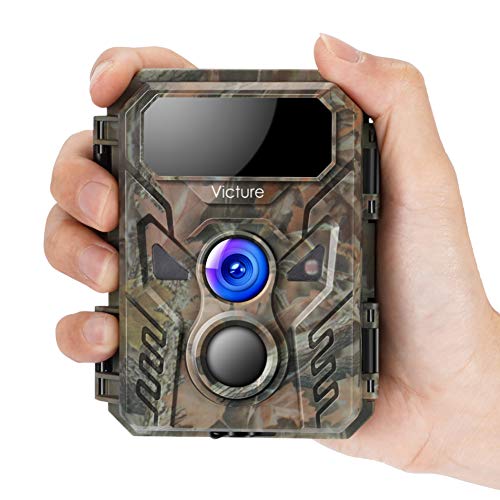 Victure Mini Trail Game Camera 16MP 1080P with Advanced Night Vision Motion Activated IP66 Waterproof for Hunting Games and Wildlife Watching