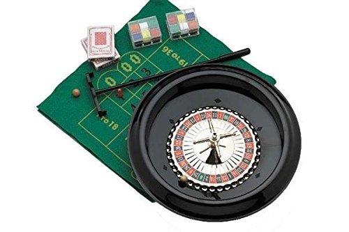 Roulette Recreational Casino Activity Party Set with Accessories