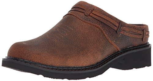 Roper Women's Laces Clog, Brown, 9.5 D US