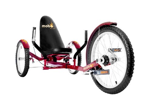 Mobo Triton Pro Recumbent Trike. Adult Beach Cruiser Tricycle for Women & Men. Petal 3-Wheel Bike