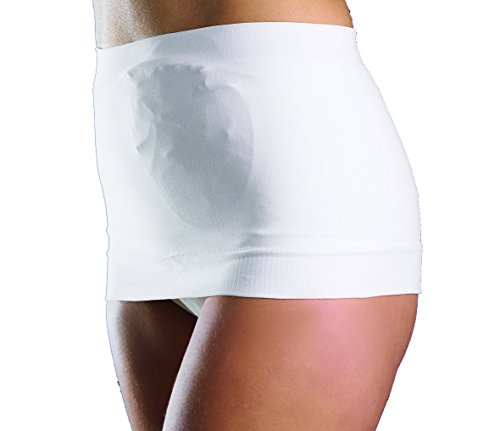 Corsinel StomaSafe Plus Ostomy/Hernia Light Support Garment 3216 by TYTEX All Day Comfort, (Multiple Color/Size Options) (White, S/M)
