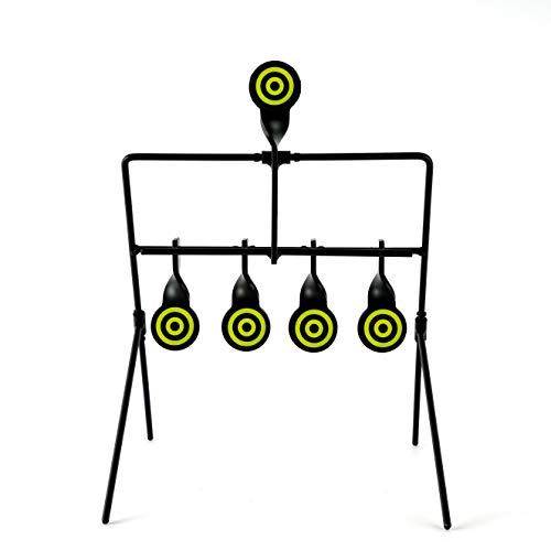 KNINE OUTDOORS 4 Targets Air Gun Pellet BB Gun Rimfire Resetting Target, Rated for .22 .177 Caliber