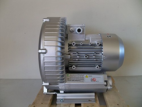 Regenerative Blower 3.4Hp, 220-480V/3Phase, 150CFM, 116'H2O Max Press, Goorui GHBH 003 34 1R5