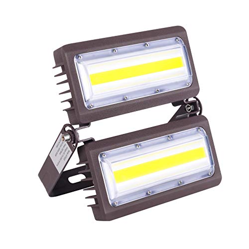 Atoechie 200W LED Flood Lights 20000lm Outdoor Security Light Daylight White 6000K Waterproof IP65 Light Fixture for Yard Court Garage Parking Lot