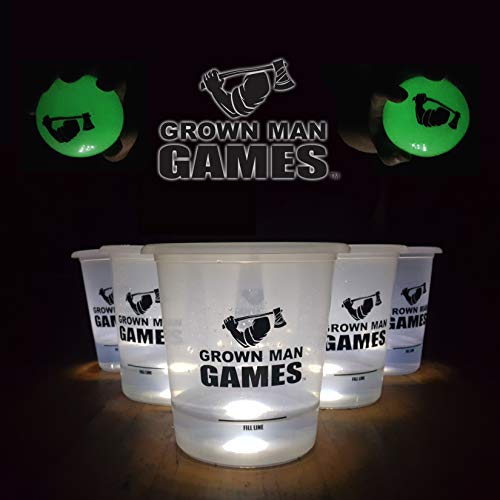 Grown Man Games Glow in The Dark Yard Pong