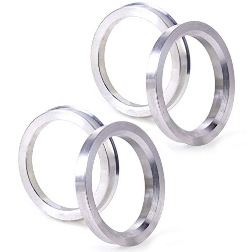 ZHTEAPR 4pc Wheel Hub Centric Rings 87.1 to 108 OD=108mm ID=87.1mm - Aluminium Alloy Wheel Hubrings