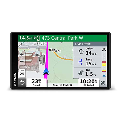Garmin DriveSmart 65, Built-In Voice-Controlled GPS Navigator with 6.95” High-Res Display