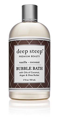 Deep Steep Bubble Bath, Vanilla Coconut, 17 Ounce