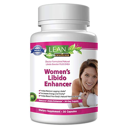 Lean Nutraceuticals Libido Enhancer for Women Md Formulated Libido Booster. Science Selected Ingredients Naturally Supplement and Boost, Women’s Testosterone Booster Dhea, Horny Goat Weed 30 Caps