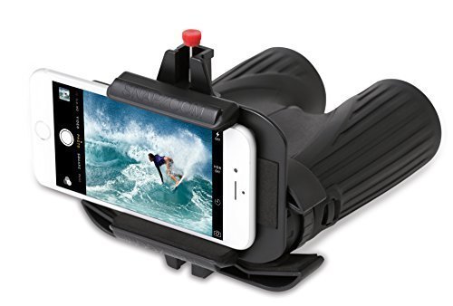 Snapzoom Universal Digiscoping Adapter for iPhone and Android Smartphones. Compatible with Binoculars Microscopes Spotting Scopes and Telescopes.