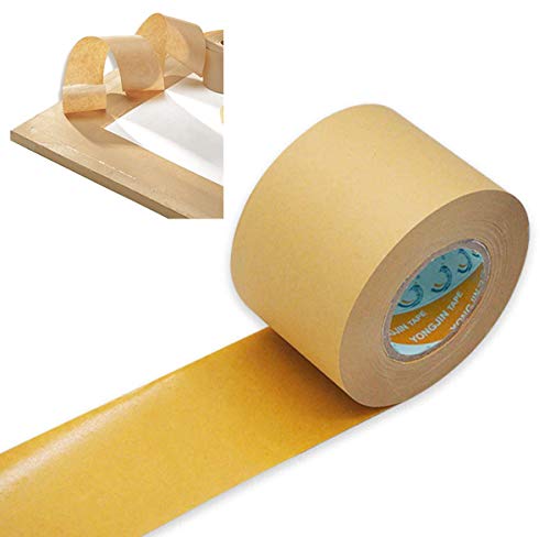 2'' inch (5cm) Wide, 55 Yd (50m) Lenth Self Adhesive Backing Tape Picture Framing Canvas Craft Brown Kraft