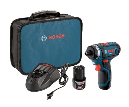 Bosch PS21-2A 12V Max 2-Speed Pocket Driver Kit with 2 Batteries, Charger and Case