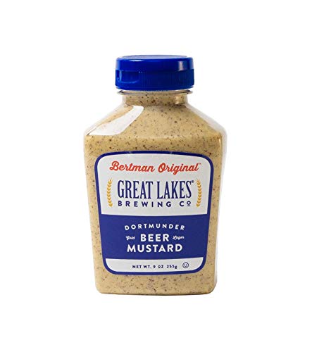 Bertman Original Great Lakes Dortmunder Gold Beer Mustard - 9 oz