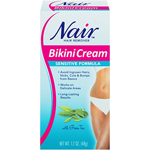 Nair Hair Remover Bikini Cream, Sensitive Formula, 1.7OZ