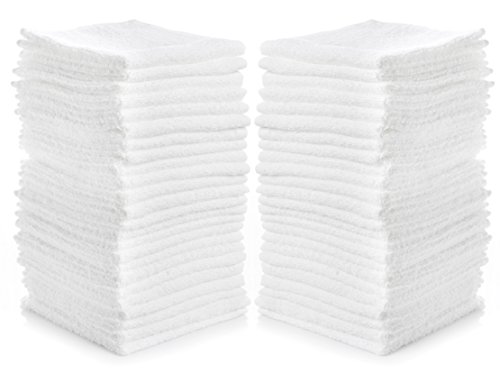 Simpli-Magic 79078 Linens, 12'x12', Washcloths, White,24