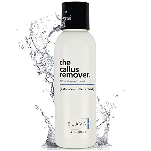 Elavae Callus Remover Gel Extra Strength. Works well with foot scrubber, file, pumice stone and other favorite pedicure tools. Achieve foot spa professional results in minutes!