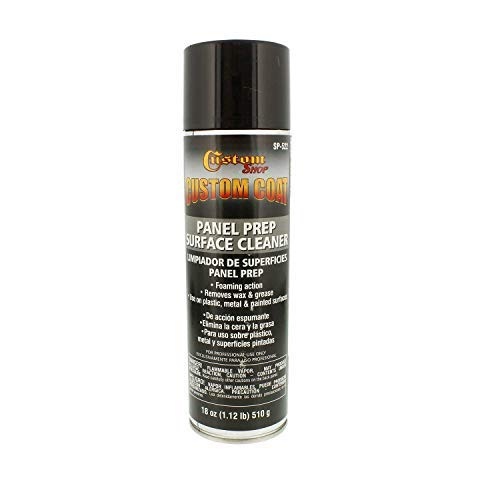 Custom Coat Panel Prep Surface Cleaner and Degreaser - Giant 18 Ounce Spray Can - a Great Aerosol Grease and Wax Remover to Eliminate Contaminents Before Painting