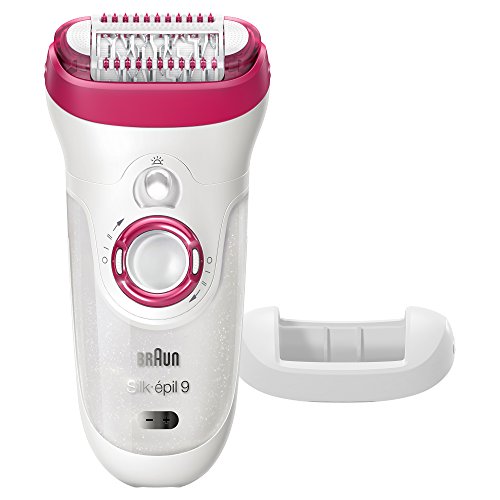 Braun Epilator for Women, Silk-epil 9 9-521 Hair Removal for Women, Wet & Dry, Cordless, and 2 Extras