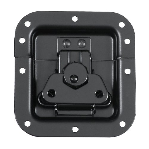 Reliable Hardware Company RH-A3020BK-A Road Case Spring Loaded Recessed Latch, Medium Butterfly, Black