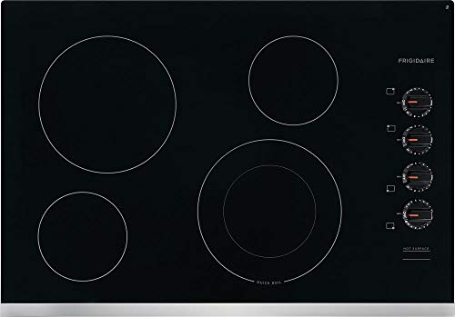Frigidaire FFEC3025US 30 Inch Electric Smoothtop Style Cooktop with 4 Elements, in Stainless Steel
