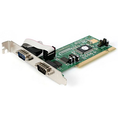StarTech.com 2 Port PCI RS232 Serial Adapter Card with 16550 UART - Serial Adapter - PCI - RS-232 x 2 - PCI2S550