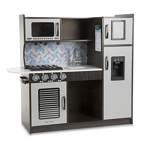 Melissa & Doug Wooden Chef’s Pretend Play Toy Kitchen – Charcoal