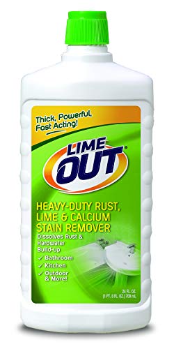 Lime OUT Heavy-Duty Rust, Lime & Calcium Stain Remover, Multi Purpose Cleaner, 24 Ounce,