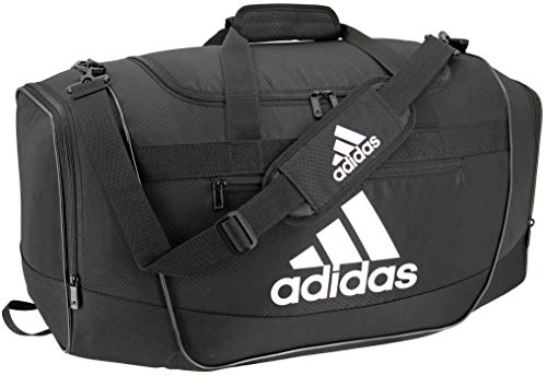 adidas Defender III Duffel Bag, Black/White, Large
