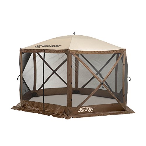 Quick Set 9879 Tent, 140 x 140-Inch, Brown/Tan