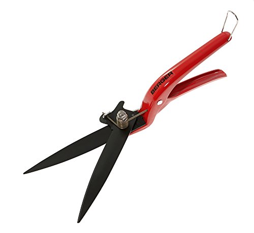 Berger grass shear 2510 with anti-stick coated blade hand grass shear with rigid blade