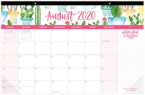 bloom daily planners 2020-2021 Academic Year Hanging Wall/Desk Monthly Calendar Pad (August 2020 - July 2021) - 11' x 17' - Seasonal Designs