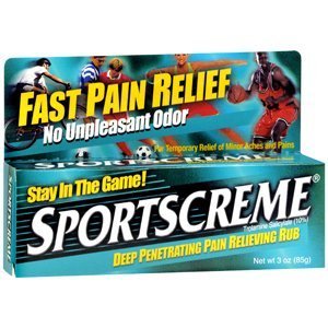 SPORTSCREME Deep Penetrating Pain Relieving Rub, 3 oz ,pack of 3