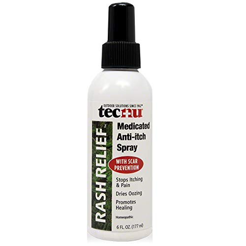 Tecnu Rash Relief Medicated Anti-Itch Spray, Soothes Itching and Prevents Scarring, 6 fluid Ounces