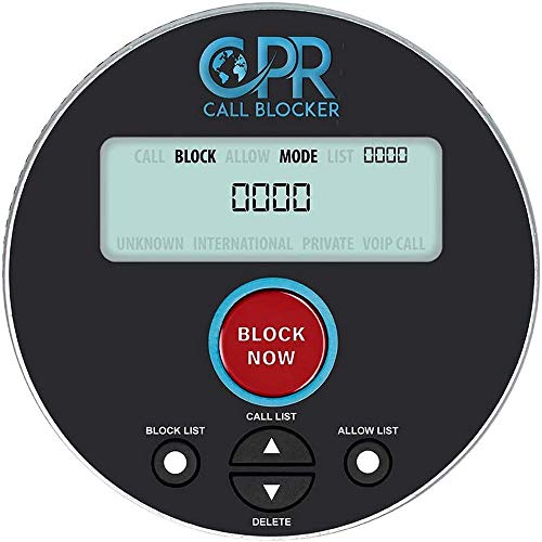 CPR V10000 Call Blocker for Landline Phones. The Latest Model with Allow Mode for Family and Friends Plus Block All Unwanted Calls at a Touch of a Button or Simply Press Pound 2 on Your Phone handset