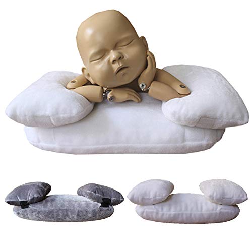 Yuniroom Newborn Infant Baby Photography Prop Kid Posing Photo Shoot Studio Pillow Positioner Nursing Pillow and Positioner (Color : White)