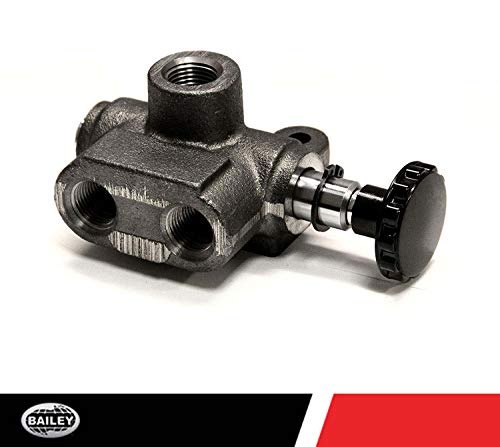 Parker S Series Two-Position Selector Valve: Parker No. S-75, 30 GPM, 3000 PSI with 3/4' NPT Port Size, Pressure Balanced Spool and Chrome Plated