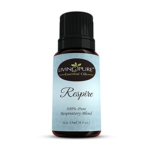 #1 Respiratory Essential Oil & Sinus Relief Blend - Supports Allergy Relief, Breathing, Congestion Relief, Respiratory Function - 100% Organic Therapeutic & Aromatherapy Grade - 15ml