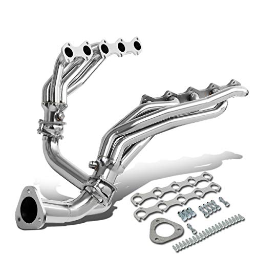 DNA Motoring HDS-F25099-68L-MID Stainless Steel Exhaust Header w/Y-pipe [For 99-04 Ford Super Duty]