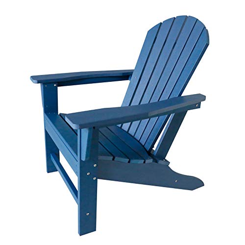 DAILYLIFE Plastic/Resin Classic Outdoor Adirondack Chair Polystyrene Weatherproof Lounge Chair for Porch Patio Deck Garden,Backyard & Lawn Furniture