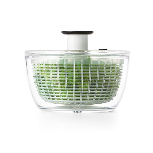 OXO Good Grips Little Salad & Herb Spinner,Clear,Small