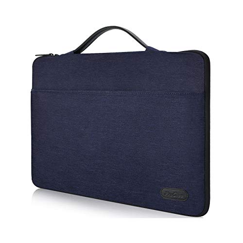 ProCase 14-15.6 Inch Laptop Sleeve Case Protective Bag, Ultrabook Notebook Carrying Case Handbag for MacBook Pro 16'/14' 15' 15.6' Dell Lenovo HP Asus Acer Samsung Sony Chromebook Computer -Darkblue