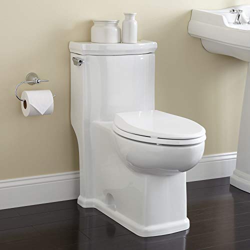 Signature Hardware 941035 Halcott 1.6 GPF Siphonic One Piece Elongated Chair Height Toilet - Seat Included